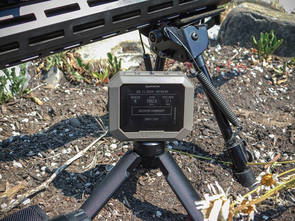 The Garmin Xero C1 chronograph is a relatively new staple on Rob’s shooting bench. Accurate, intuitive and easy to set up, it has proven a game changer in the world of chronographs.